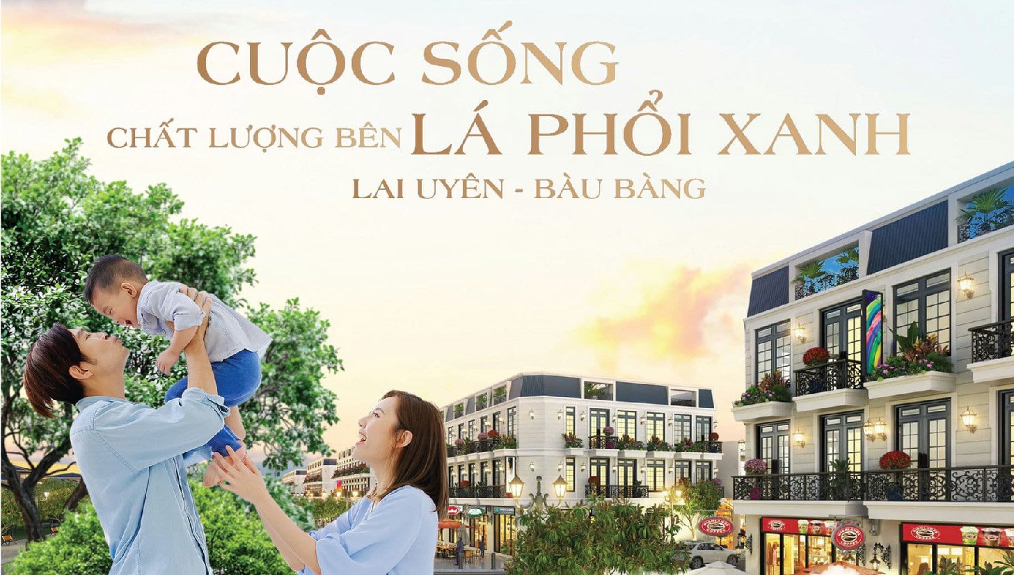 Không gian sống trong lành hoà quyện cùng thiên nhiên