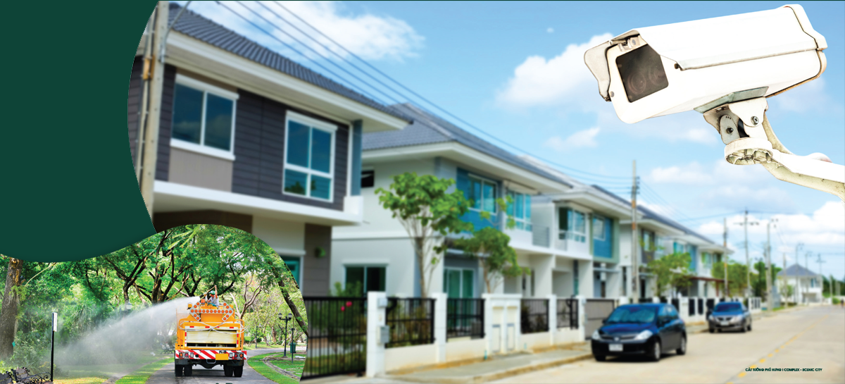 HẠ TẦNG GIAO THÔNG HOÀN THIỆN & HỆ THỐNG AN NINH CHUYÊN NGHIỆP