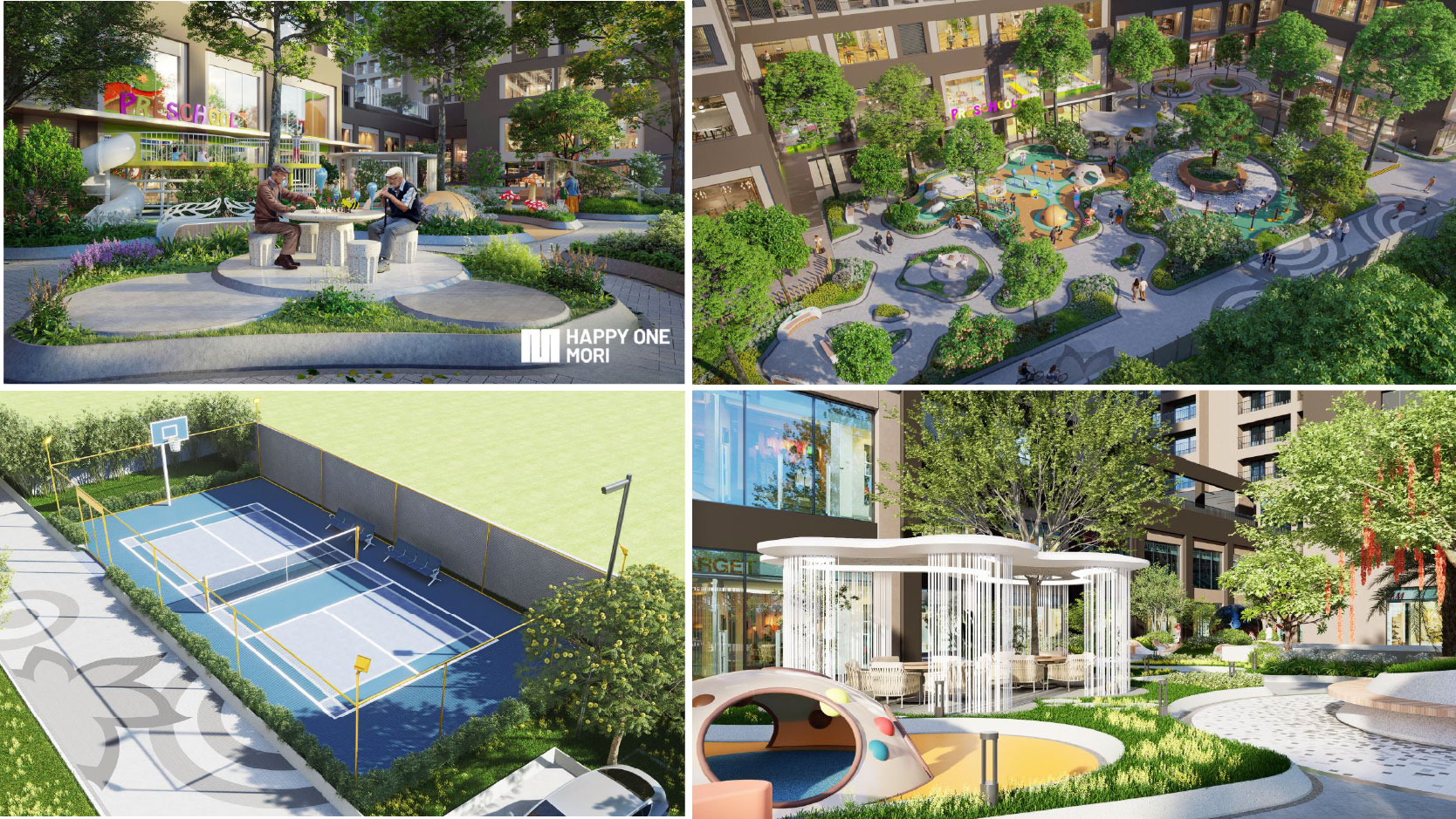 Nâng cao sức khoẻ Khu TDTT đa năng - Con trẻ thoả sức vui đùa tại Khu Kid Zone - Thư thái tại vườn Ẩm Trà